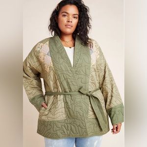 Anthropologie Quilted Kimono Jacket